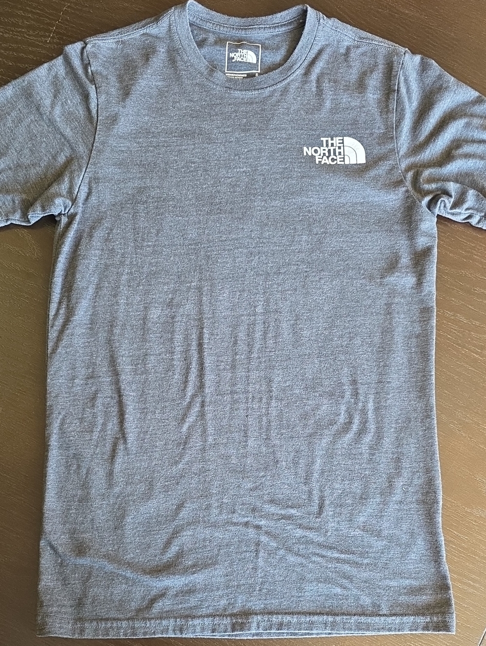 The North Face Men's Heather Gray Short Sleeve Logo Tee